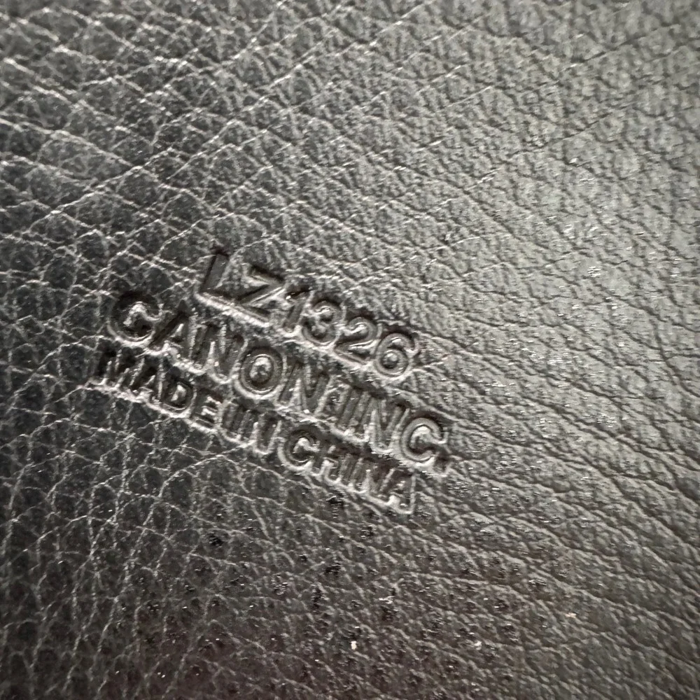 Canon LZ1326 Lens Case Tan Black Padded Soft Pouch for EF RF Lenses
